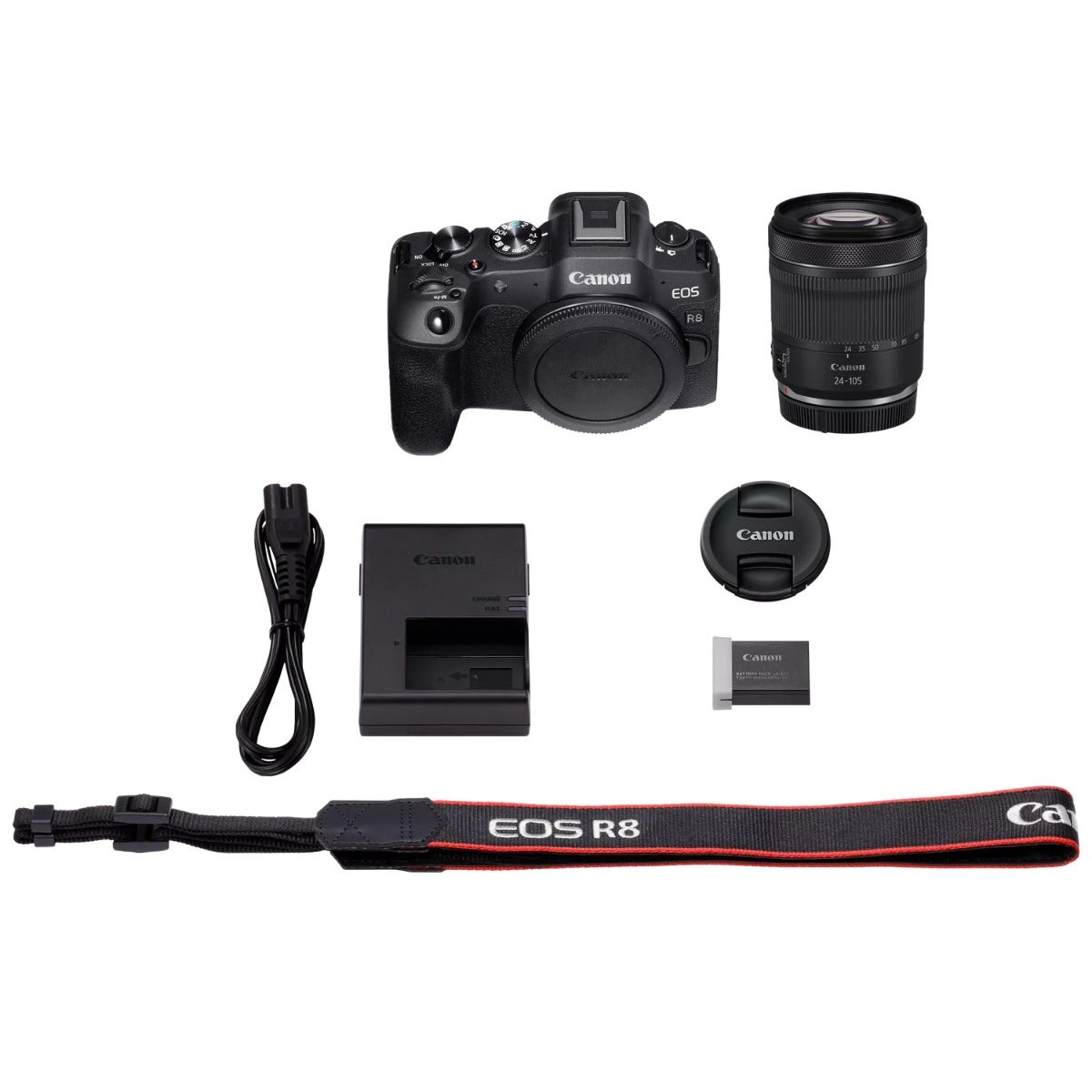 Canon EOS R8 Mirrorless Digital Camera Body Black + RF 24-105mm F4-7.1 IS STM Lens - Black (EOS R8+24-105mm) - Image 5