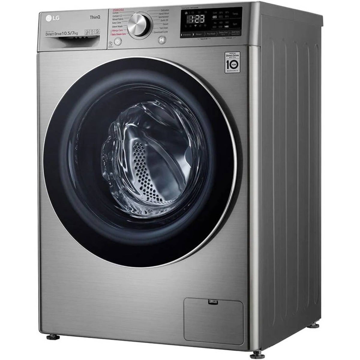 LG Vivace Washer Dryer Combo 10/7 kg - Silver (F4V5RGP2T) - Image 4