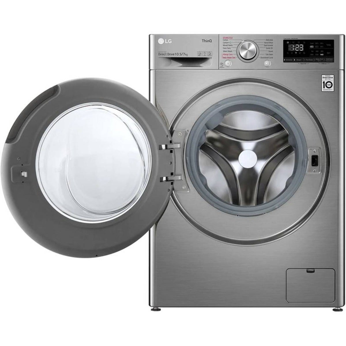 LG Vivace Washer Dryer Combo 10/7 kg - Silver (F4V5RGP2T) - Image 3