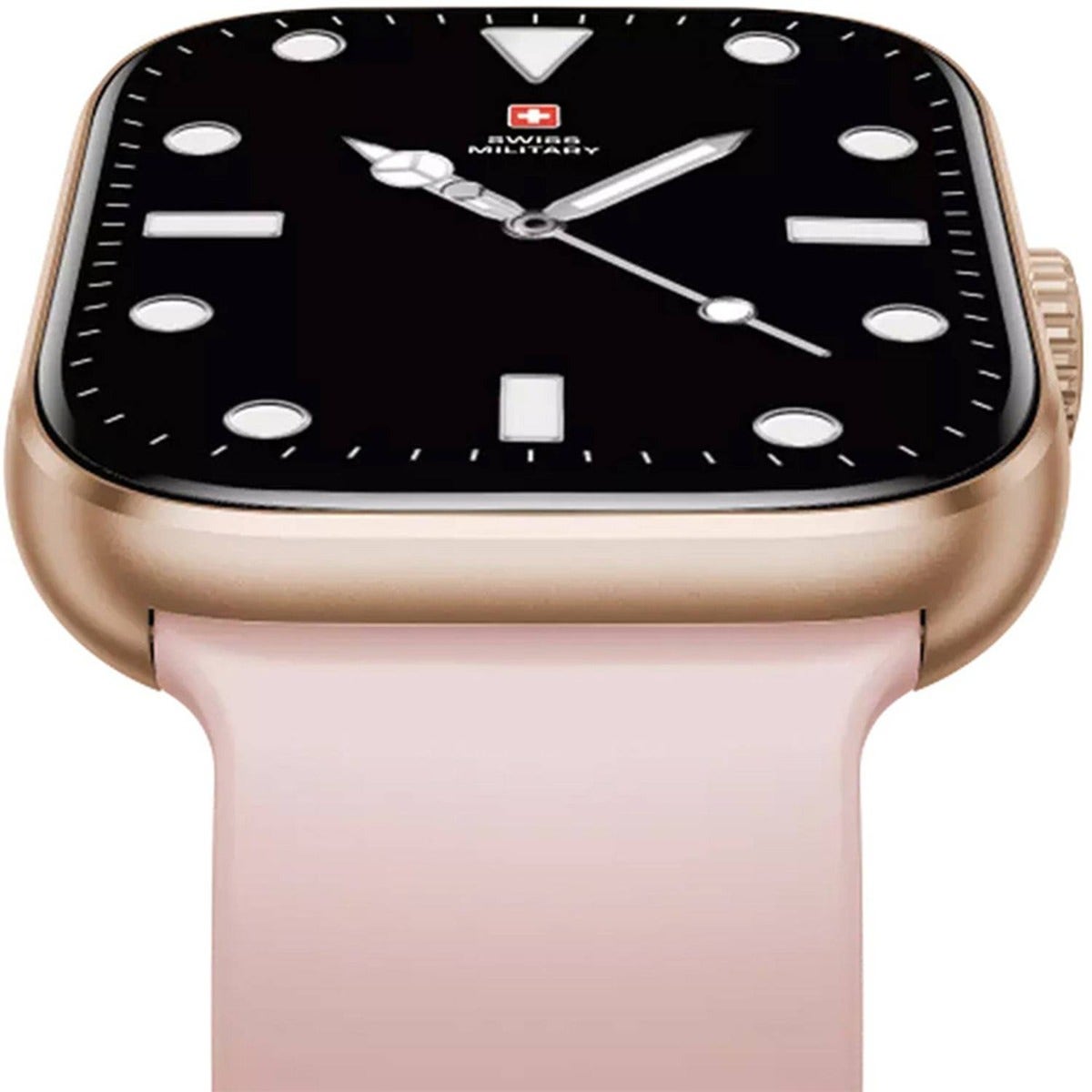 Swiss Military ALPS4 Smartwatch Silver Frame Pink Silicon Strap + Swiss Military TWS Victor 5 - White (SM-BD-WCH-ALPS4-PNK-VICTOR5-WH) - Image 3