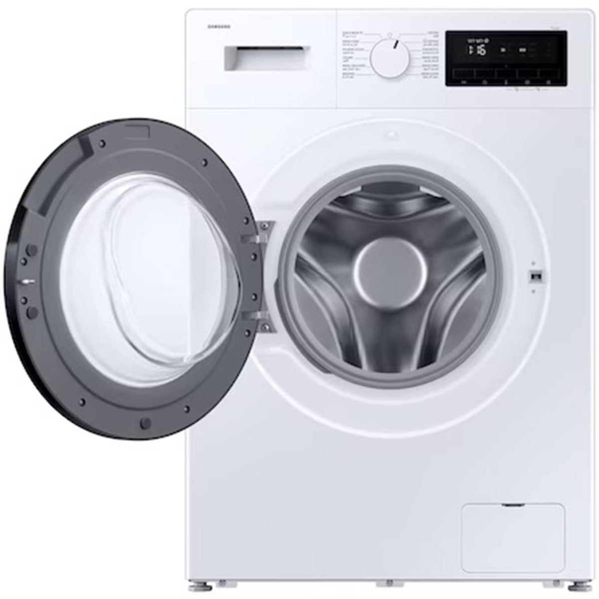 Samsung Front Load Washer 8 kg - White (WW80FG3M05AWGU) - Image 4