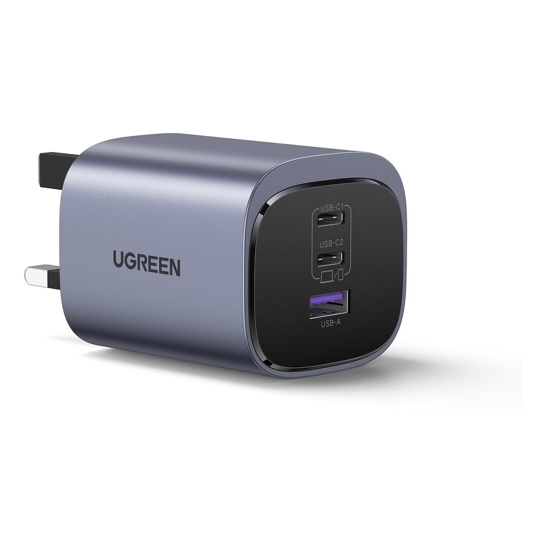 UGREEN Nexode S 65W PD GaN Charger 2C 1A UK - Gray (X553-45225)