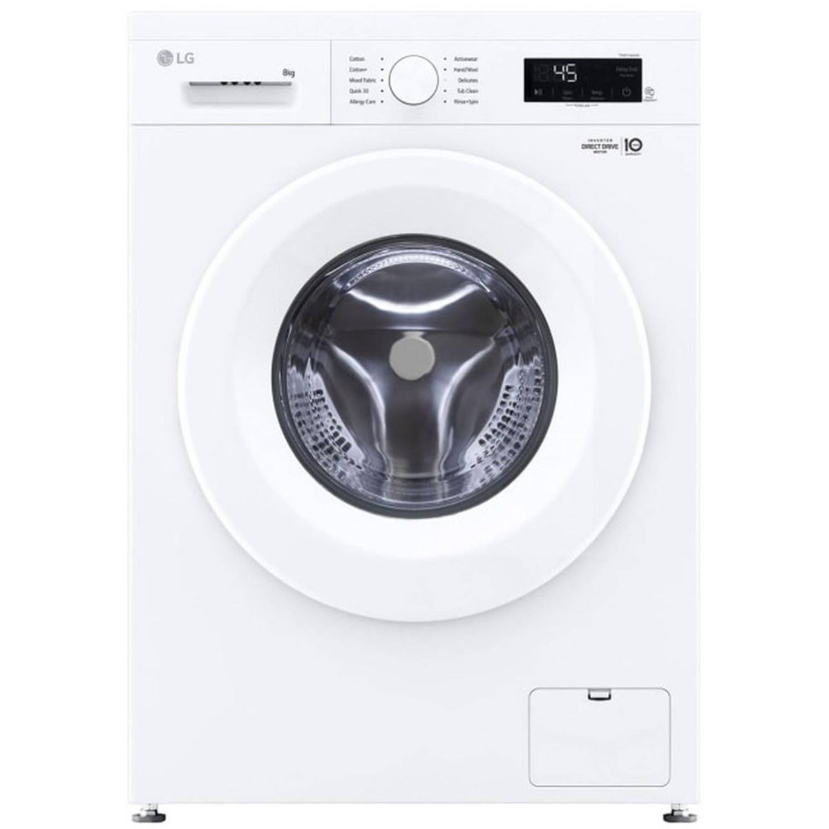 LG Front Load Washer 8 kg - White (F2Y1TYP3W)