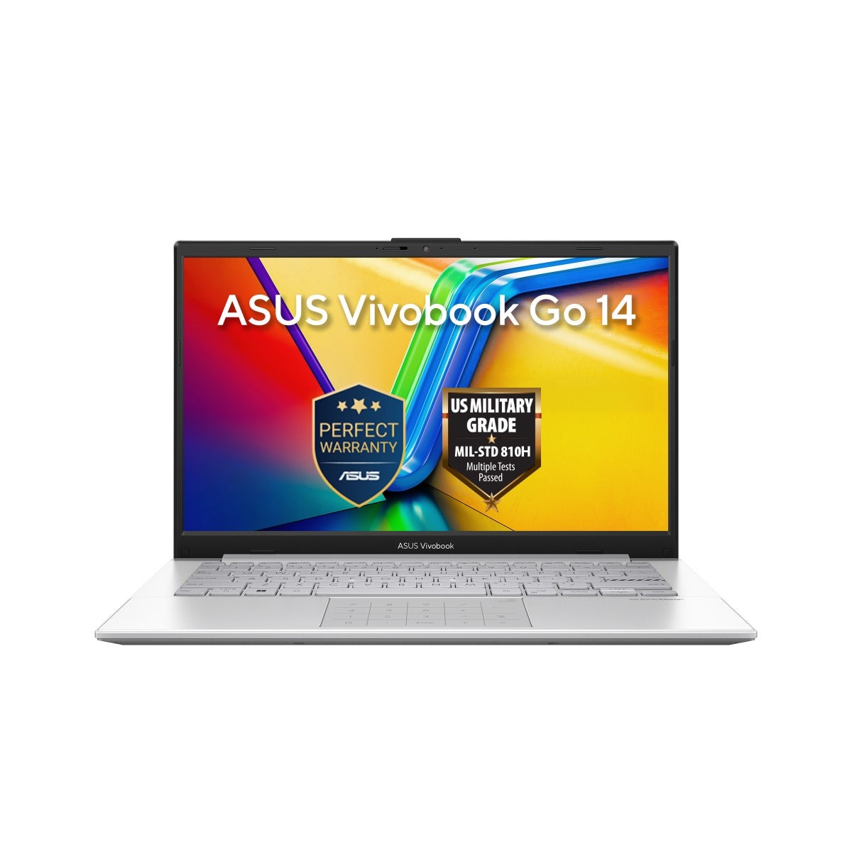 ASUS Vivobook Go 14 AMD Ryzen 3 7320U 8GB RAM 512GB SSD 14-Inch FHD Windows 11 Home Laptop – Cool Silver (E1404FA-EB907W)