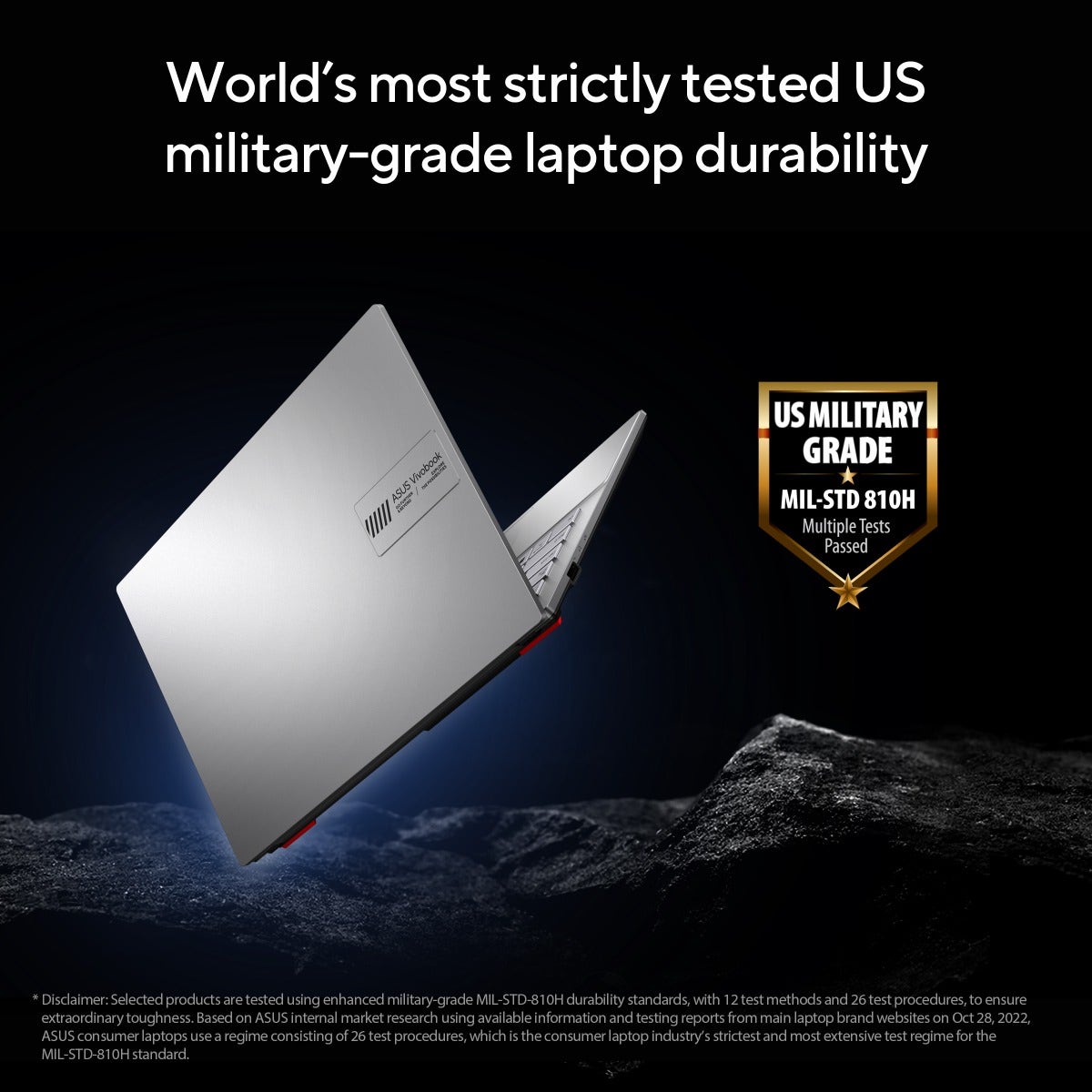 ASUS Vivobook Go 14 AMD Ryzen 3 7320U 8GB RAM 512GB SSD 14-Inch FHD Windows 11 Home Laptop – Cool Silver (E1404FA-EB907W) - Image 3