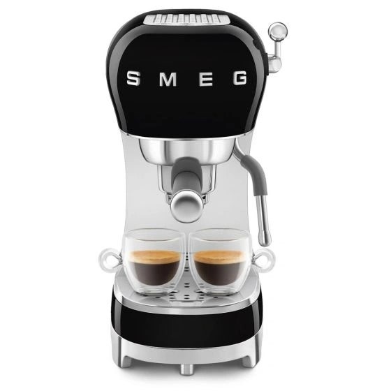 Smeg Coffee Machine - Black (ECF02BLUK)