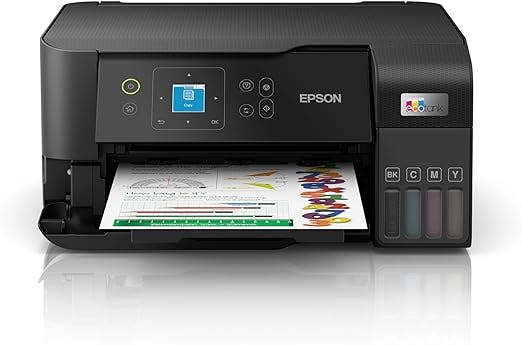 EPSON EcoTank L3560 Home Ink Tank Printer, High-speed A4 colour 3-in-1 printer with Wi-Fi Direct, Photo Printer, with Smart App connectivity,Black (Ecotank-L3560)