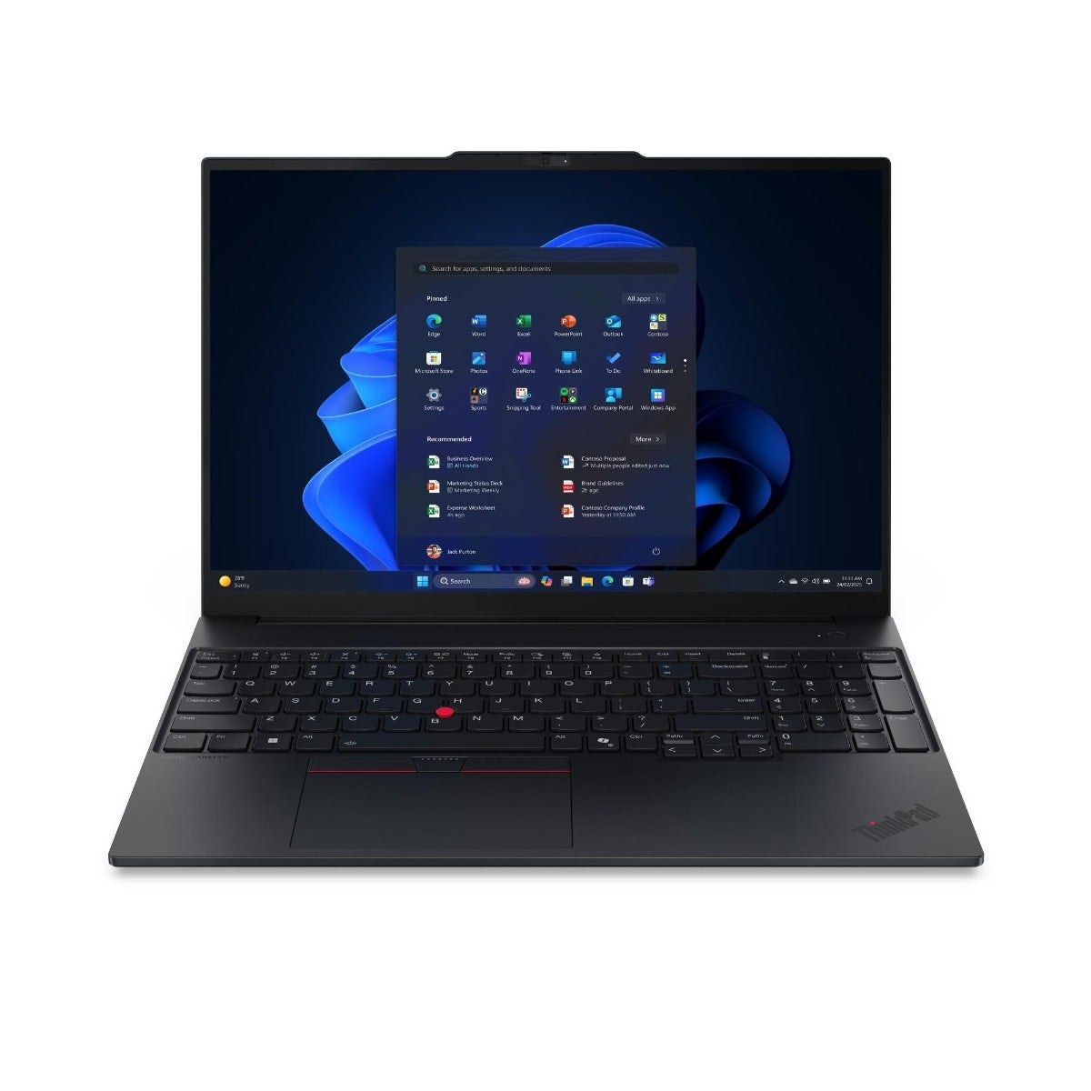 Lenovo ThinkPad E16 Gen 3 Intel Core Ultra 7 256V 16GB 512GB Intel Arc 16" WUXGA Windows 11 Pro Laptop – Black (EDGE16-22AY000NGR)