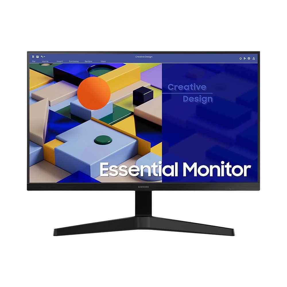 Samsung 27" FHD 5ms 75Hz Essesntial Flat Monitor - Black (SM-LS27C310EAMXUE)