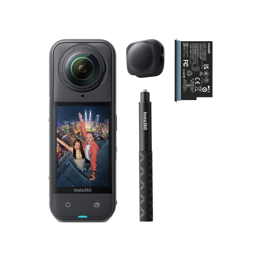 Insta360 X5 Action Camera with Starter Bundle - Black (I04CINSAAHAS)