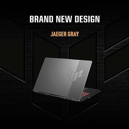 Asus , Ryzen 7 - 6800H, 16 GB RAM, 512 GB SSD, NVIDIA GeForce RTX 3050 4 GB Graphics, 17.3 Inch FHD Laptop, Jaeger Gray (FA707RC-HX006W) - Image 5