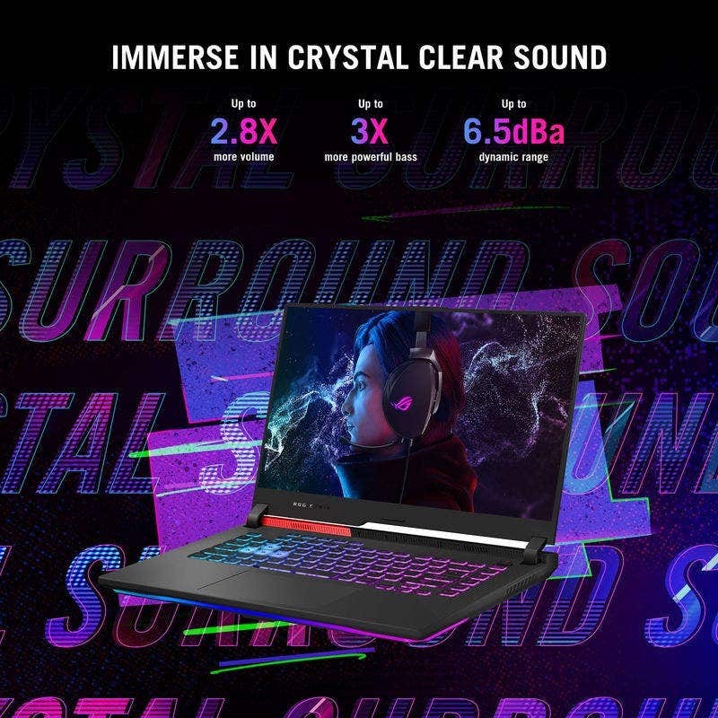 Asus G713IE-HX011W, AMD Ryzen 7 - 4800H, 16 GB RAM, 1 TB SSD, NVIDIA GeForce RTX 3050 Ti 4 GB Graphics, 17.3 Inch fhd Laptop, Eclipse Gray - Image 3