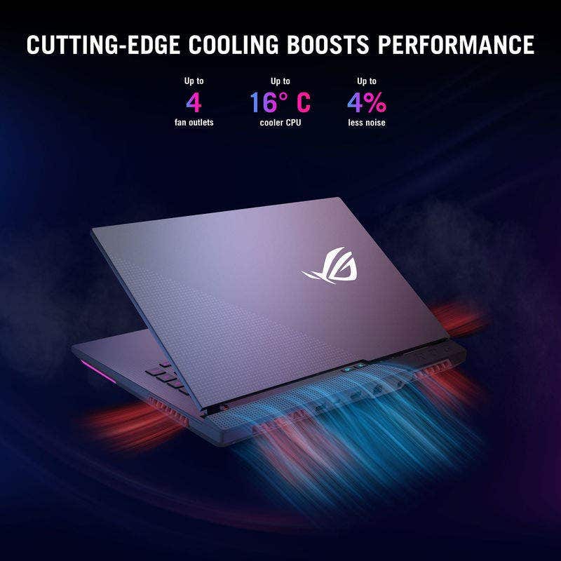 Asus G713IE-HX011W, AMD Ryzen 7 - 4800H, 16 GB RAM, 1 TB SSD, NVIDIA GeForce RTX 3050 Ti 4 GB Graphics, 17.3 Inch fhd Laptop, Eclipse Gray - Image 4