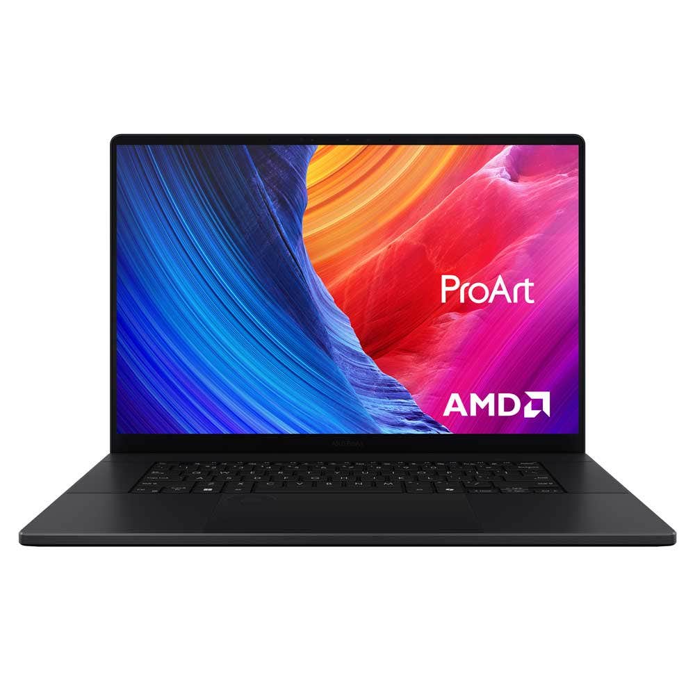 ASUS ProArt P16 OLED AI Laptop H7606WI-ME123W AMD Ryzen AI R9-HX370 64GB RAM 2TB SSD NVIDIA GeForce RTX 4070 8GB Graphics 16" 4K Win 11 Home with Copilot Key - Nano Black