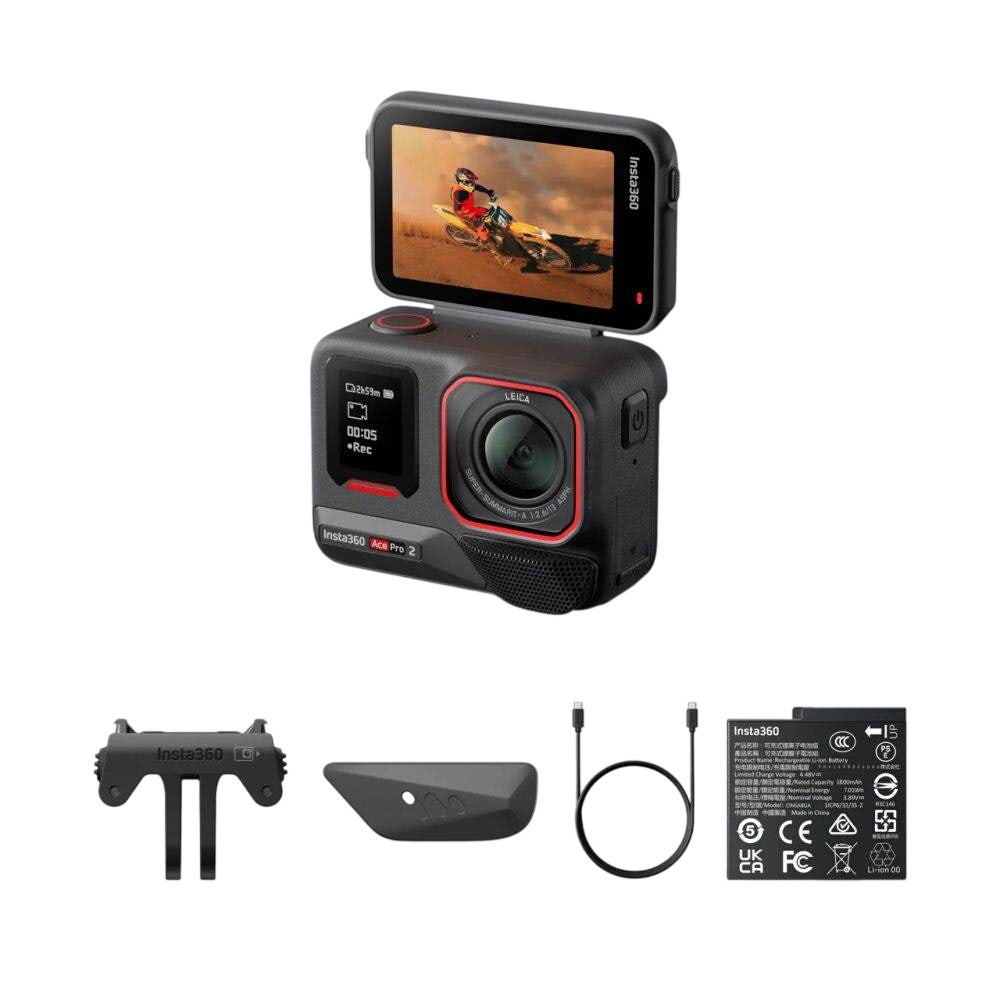 Insta 360 Ace Pro 2 8K AI-Powered Action Camera - Black (I04CINSBBGA) - Image 6