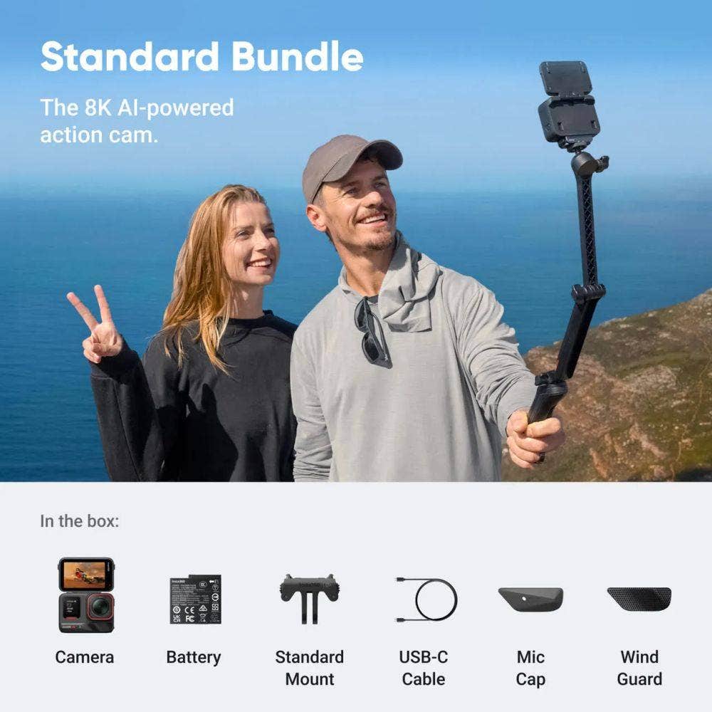 Insta 360 Ace Pro 2 8K AI-Powered Action Camera - Black (I04CINSBBGA) - Image 7