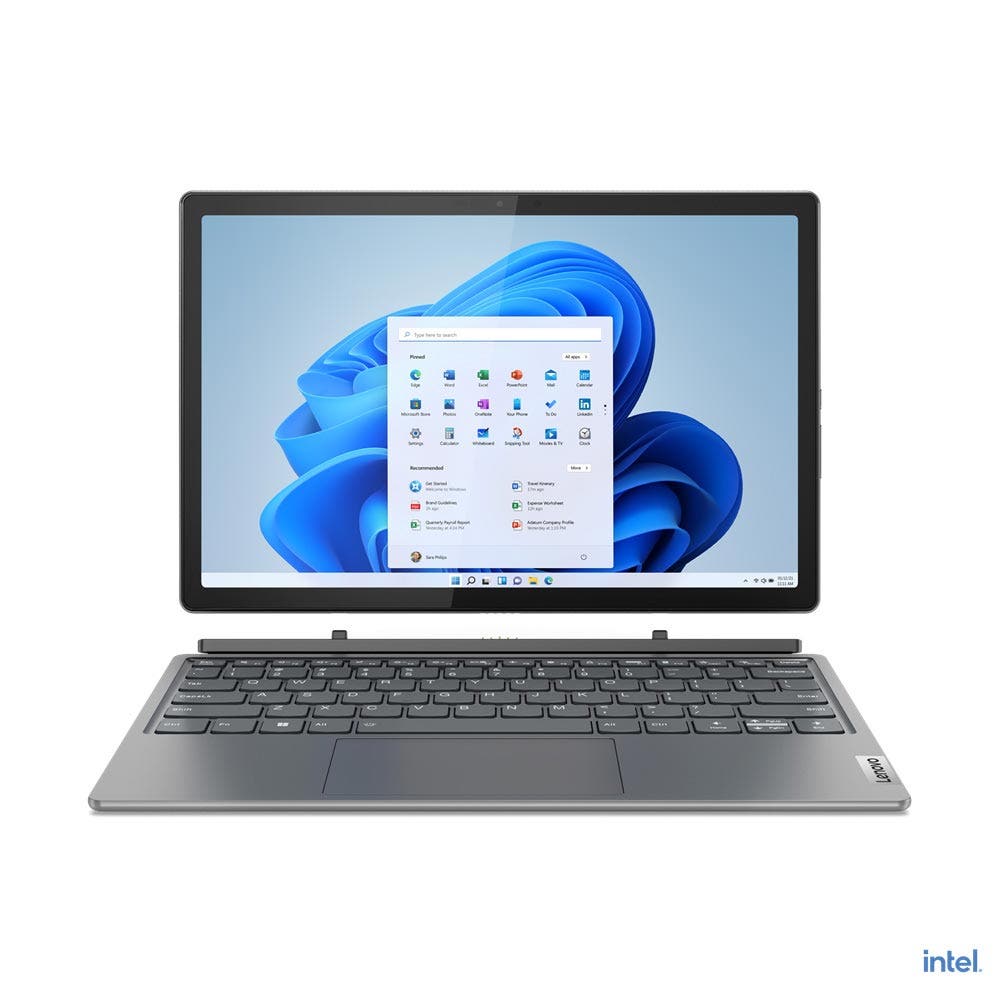 Lenovo IdeaPad Intel Core i5-1335U 8GB RAM 512GB SSD Integrated Intel Iris Xe Graphics 12.4" Convertible Laptop - Storm Grey (DUET5-83B30042AX)