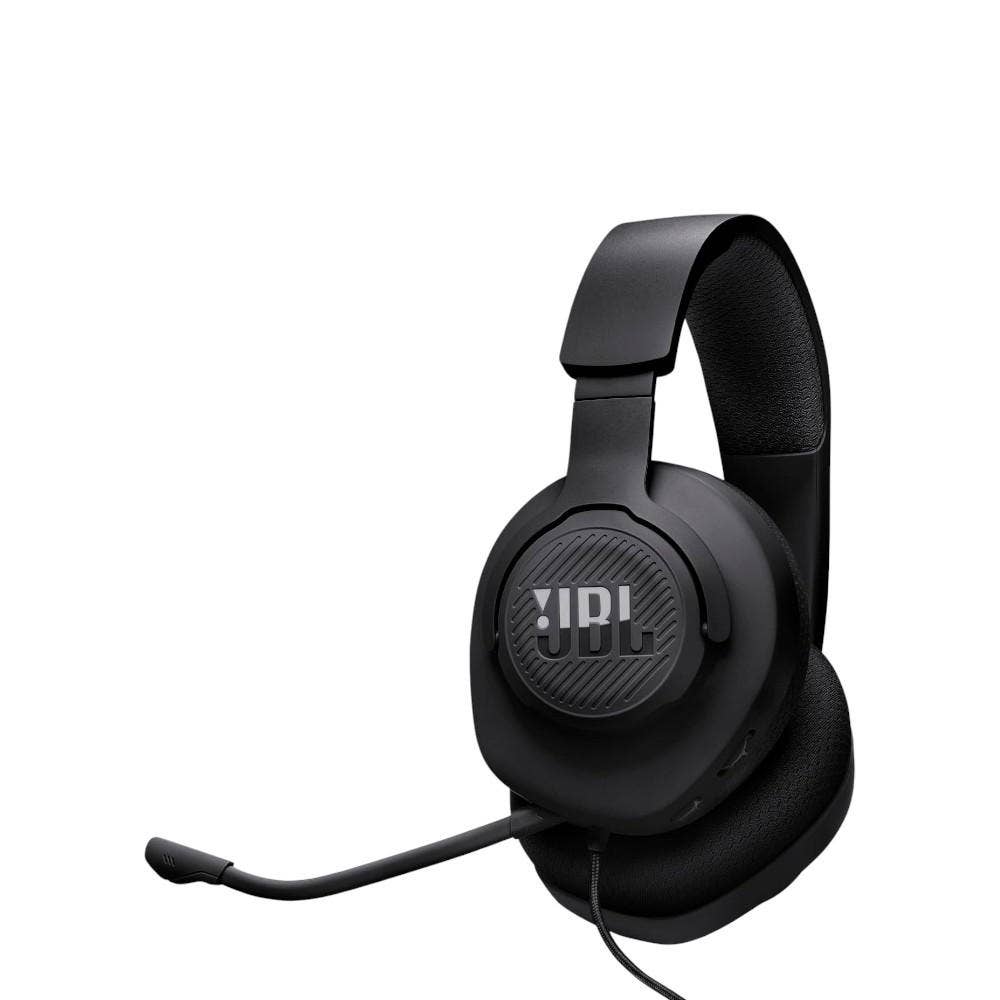 JBL Quantum 100M2 Wired Over-Ear Gaming Headset With JBL QuantumSOUND Signature, 3.5 mm Jack, Multi-Platform Compatibility And Removable Microphone With Mute Option, Black JBLQTUM100M2BLK