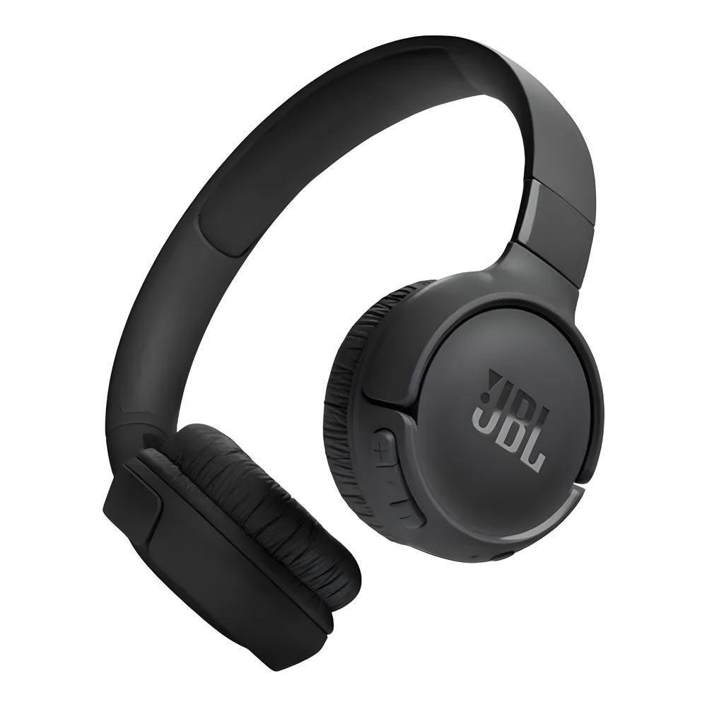 JBL Tune Wireless On-Ear Headphones - Black, (JBLT520BTBLKEU)