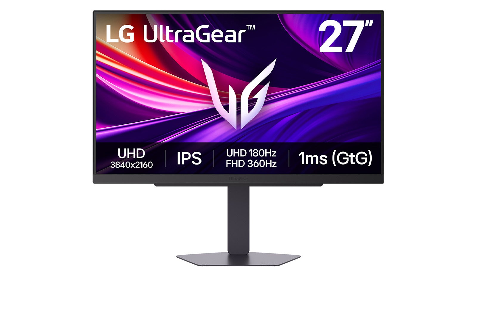 LG UltraGear 27-Inch 4K UHD IPS 180Hz 1ms Gaming Monitor – Black (LG-27G810A-B)
