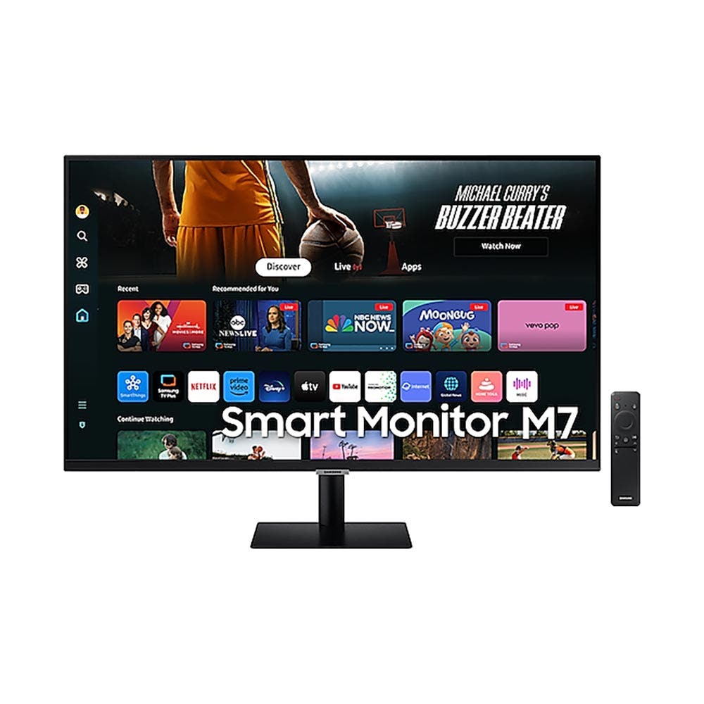 Samsung M7 M70D 32" 4K UHD Smart Screen Monitor for Multi Device Experience - Black [SM-LS32DM702UMXUE]