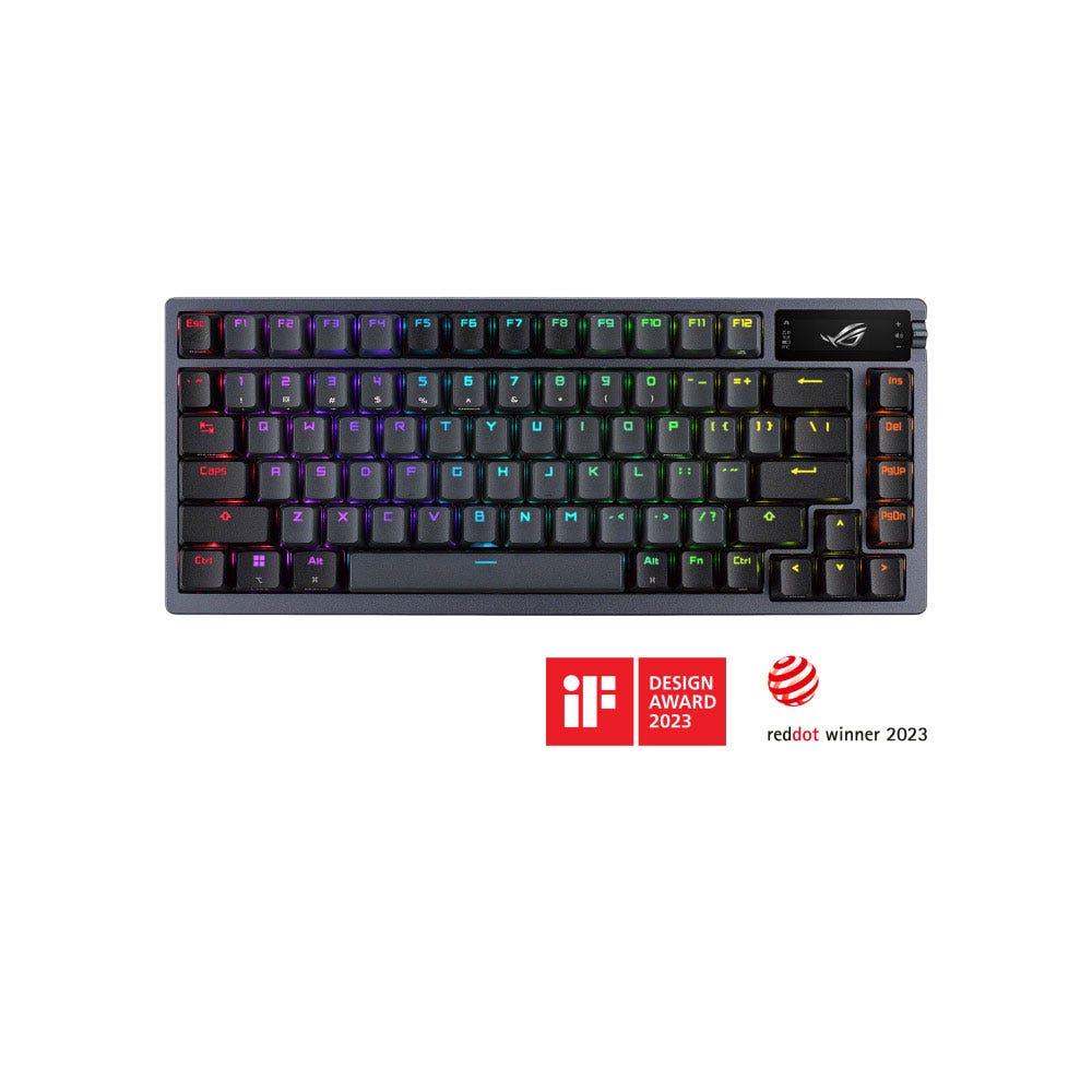 Asus M701 ROG Azoth 75% Custom Gaming Keyboard - ROG NX Mechanical Switches (Arabic/English) [90MP0316-BKCA00]