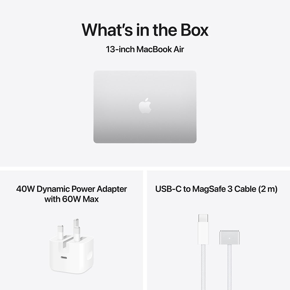 Apple MacBook Air (2026) 13-inch M5 chip with 10-core CPU and 8-core GPU, 16GB RAM, 512GB SSD English – Silver (MDH74ZS/A) - Image 6