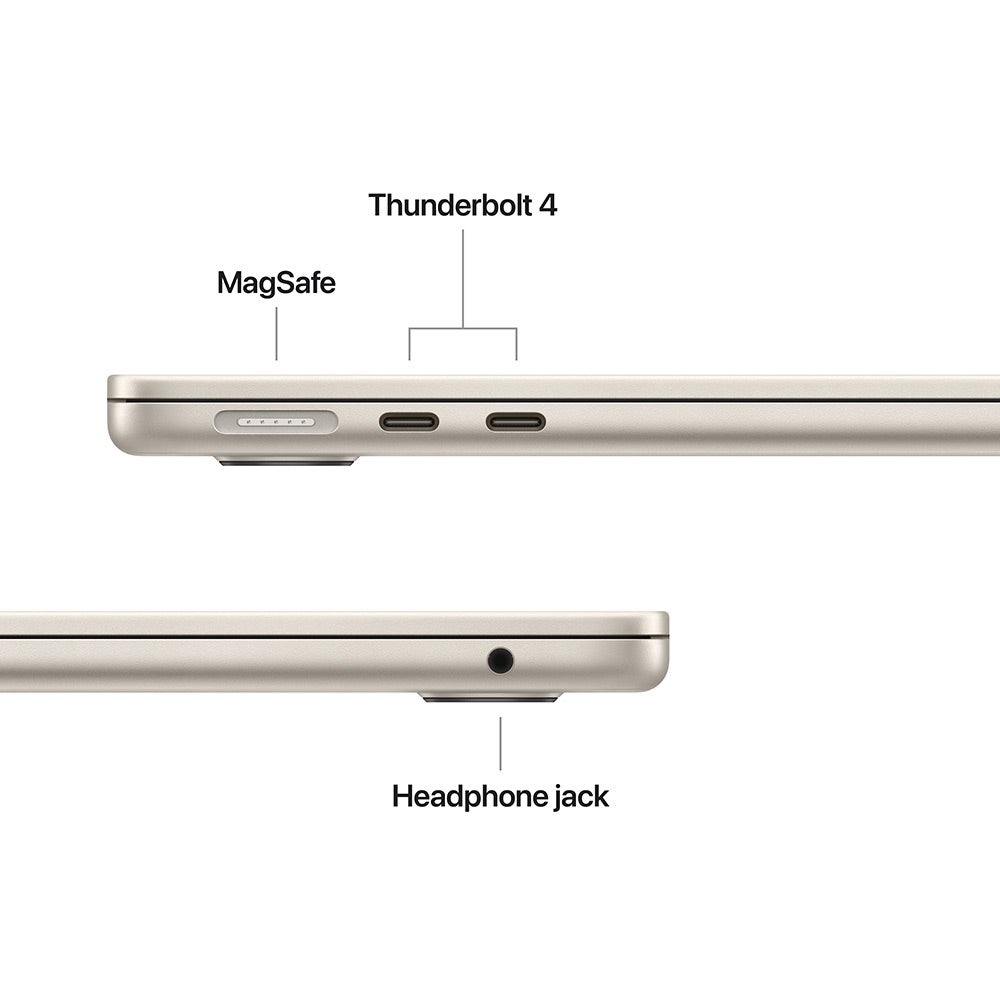Apple MacBook Air (2026) 13-inch M5 chip with 10-core CPU and 10-core GPU, 16GB RAM, 1TB SSD English – Starlight (MDHC4ZS/A) - Image 6