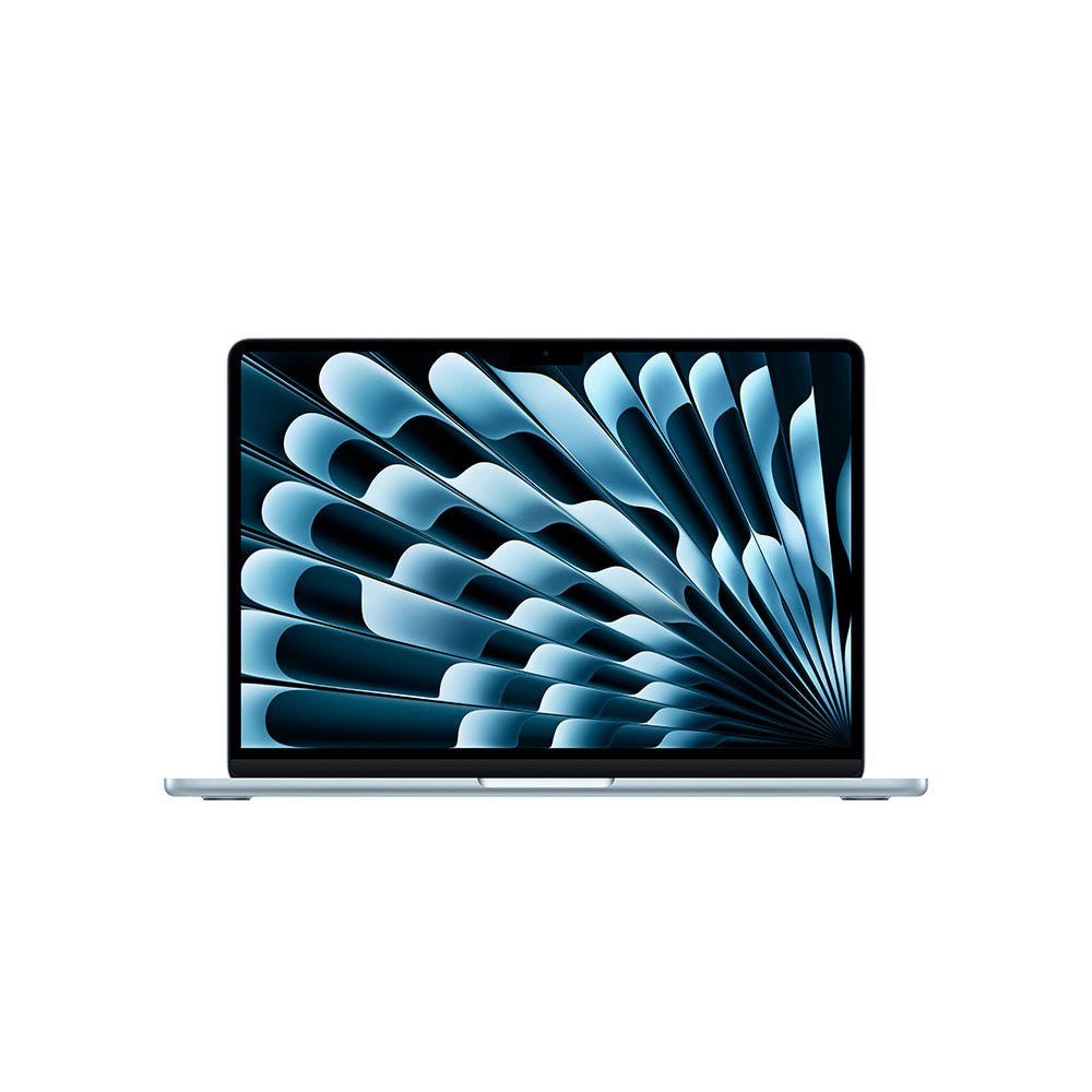 Apple MacBook Air (2025) 13-inch M4 chip with 10-core CPU and 10-core GPU, 24GB RAM, 512GB SSD English - Sky Blue