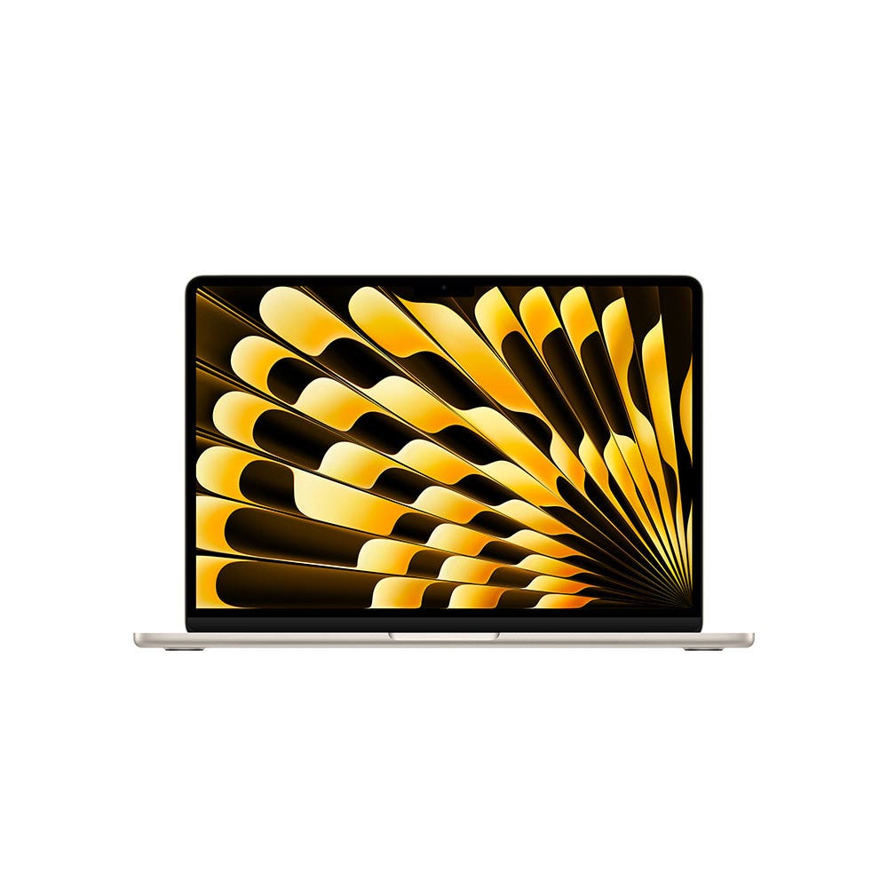 Apple MacBook Air (2025) 13-inch M4 chip with 10-core CPU and 8-core GPU, 16GB RAM, 256GB SSD English - Starlight