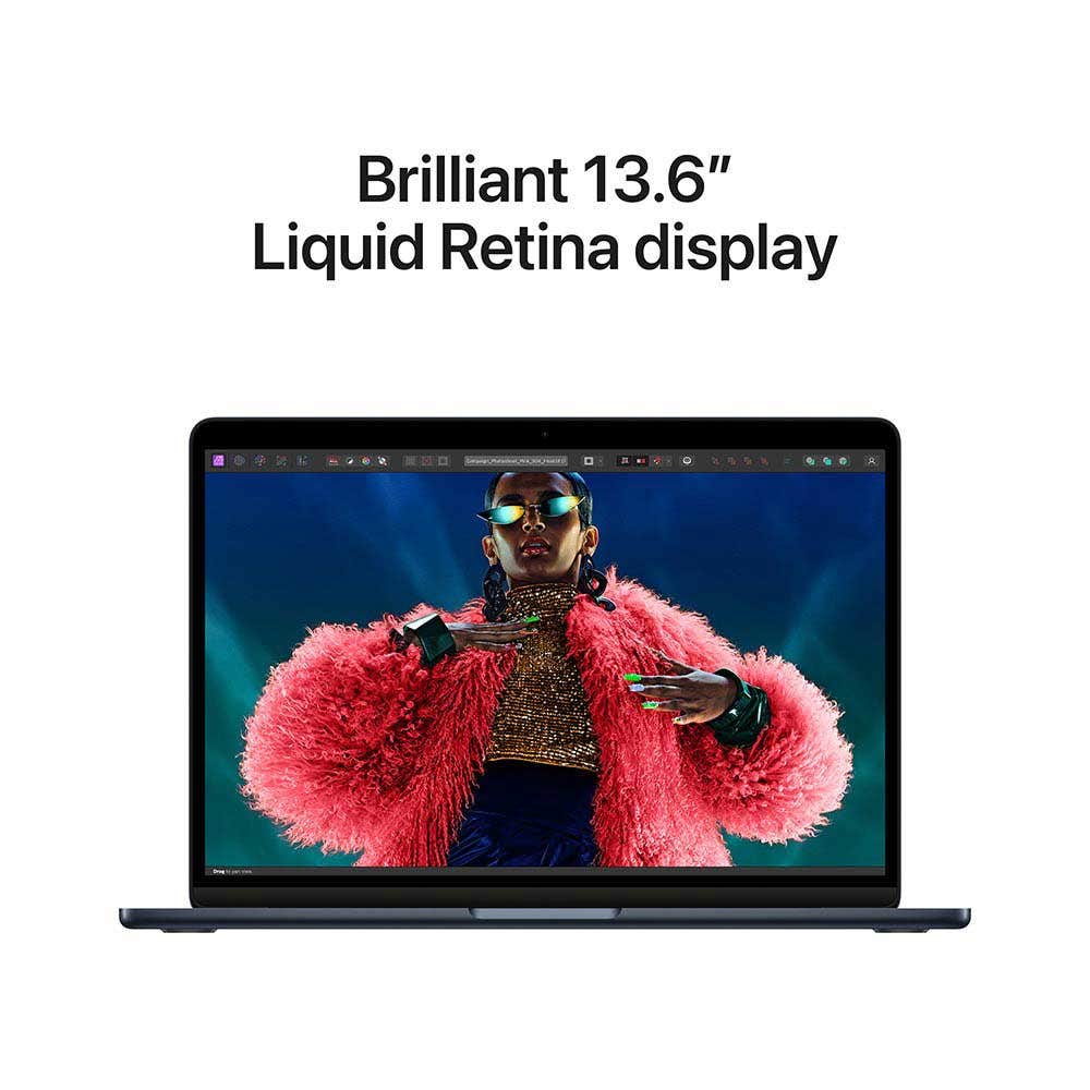 Apple MacBook Air 13", M3 chip with 8-core CPU and 10-core GPU, 8GB, 512GB SSD - Midnight ,English - Image 5