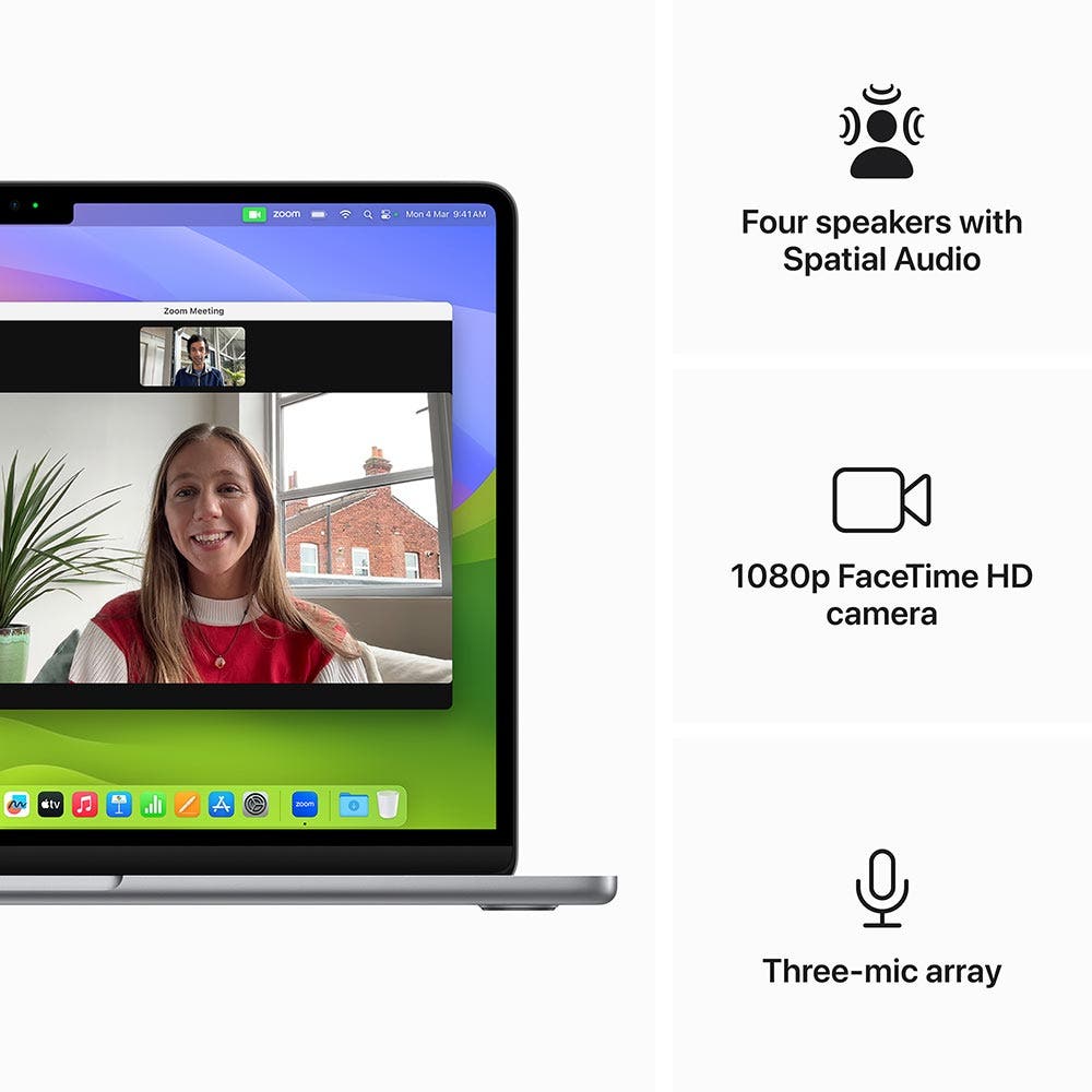 13-inch MacBook Air: Apple M3 chip with 8-core CPU and 10-core GPU, 16GB, 512GB SSD - Space Grey ,English - Image 6