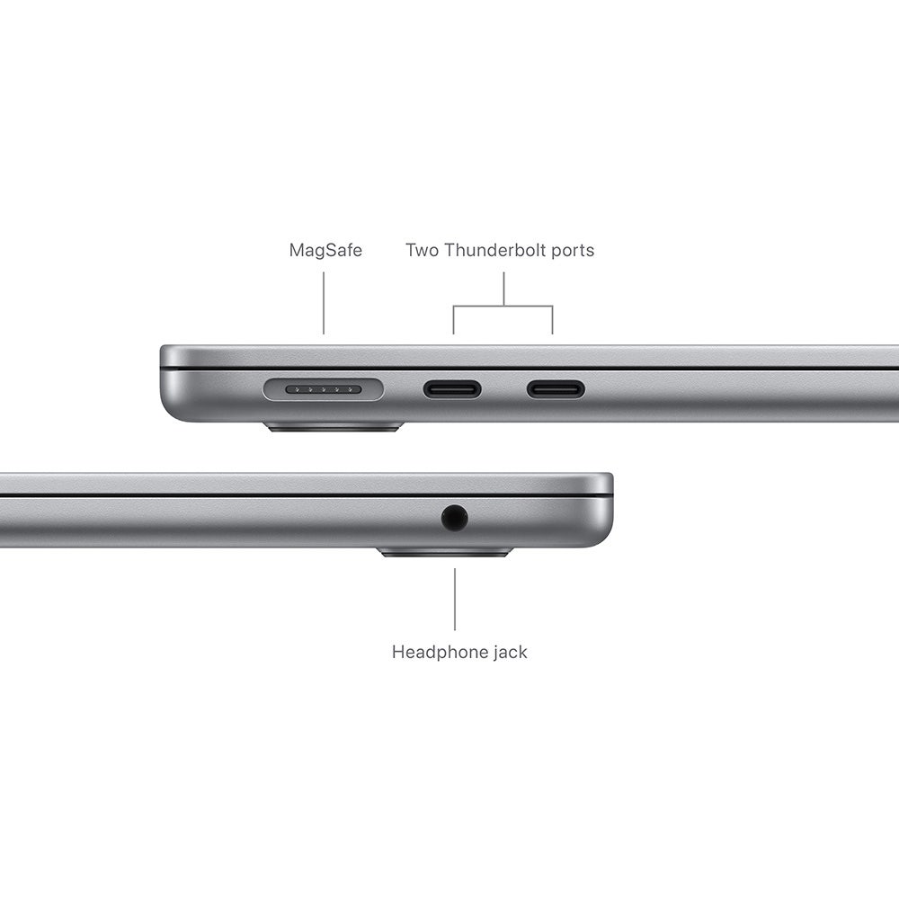 Apple 13-inch MacBook Air With Apple M3 chip with 8-core CPU and 8-core GPU, 16GB RAM 256GB SSD English - Space Grey [MC8G4ZS/A] - Image 7