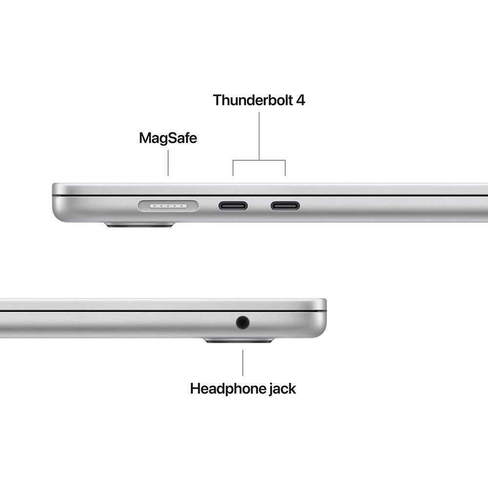 Apple MacBook Air (2026) 15-inch M5 chip with 10-core CPU and 10-core GPU, 24GB RAM, 1TB SSD Arabic – Silver (MDVC4AB/A) - Image 6