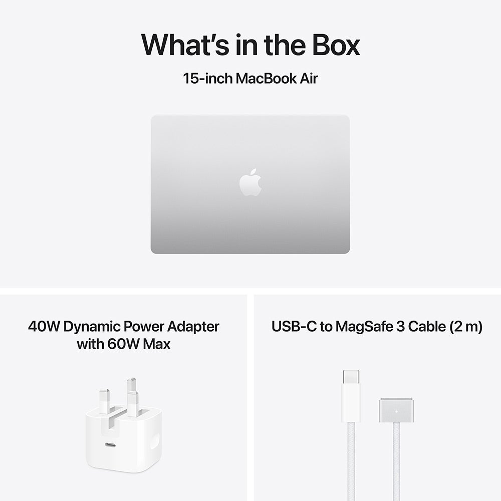 Apple MacBook Air (2026) 13-inch M5 chip with 10-core CPU and 8-core GPU, 16GB RAM, 512GB SSD Arabic – Silver (MDH74AB/A) - Image 7