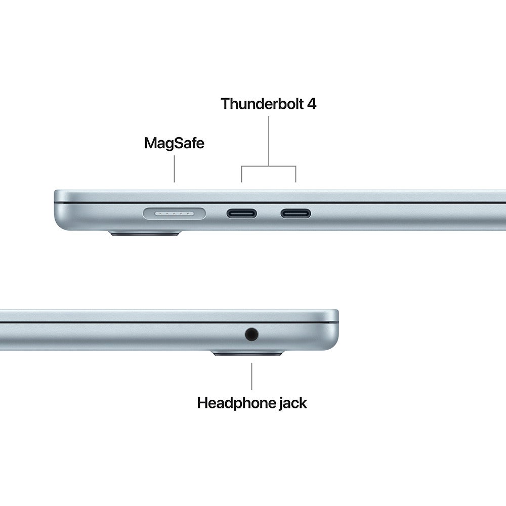 Apple MacBook Air (2026) 15-inch M5 chip with 10-core CPU and 10-core GPU, 16GB RAM, 1TB SSD English – Sky Blue (MDVT4ZS/A) - Image 6