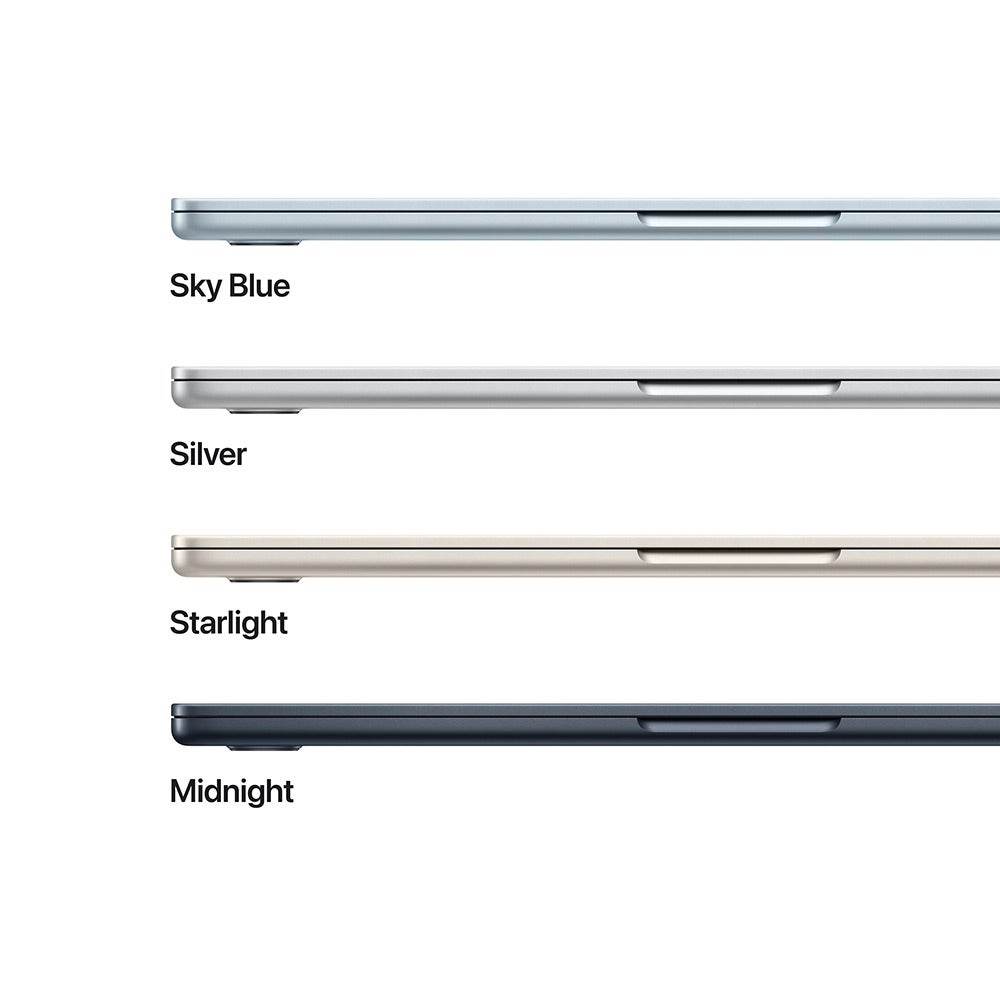 Apple MacBook Air (2026) 15-inch M5 chip with 10-core CPU and 10-core GPU, 16GB RAM, 1TB SSD English – Starlight (MDVE4ZS/A) - Image 3
