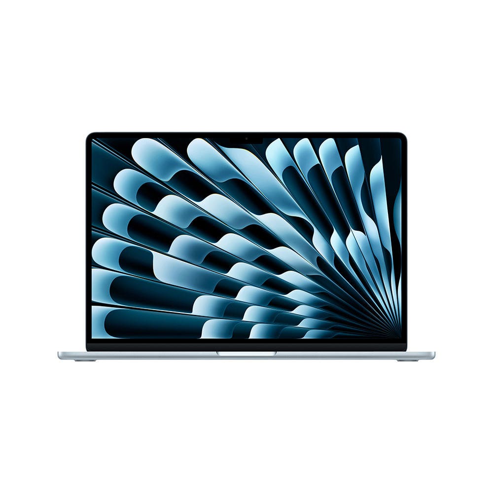 Apple MacBook Air (2025) 15-inch M4 chip with 10-core CPU and 10-core GPU, 16GB RAM, 512GB SSD English - Sky Blue