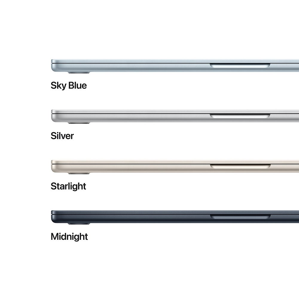 Apple MacBook Air (2025) 15-inch M4 chip with 10-core CPU and 10-core GPU, 24GB RAM, 512GB SSD English - Starlight - Image 3