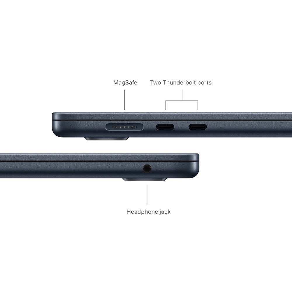 15-inch MacBook Air: Apple M3 chip with 8-core CPU and 10-core GPU, 16GB, 512GB SSD - Midnight ,English - Image 7