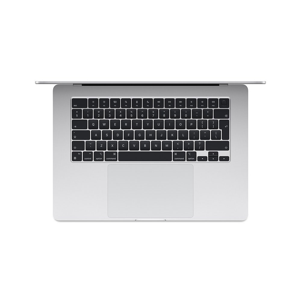Apple MacBook Air 15", M3 chip with 8-core CPU and 10-core GPU, 8GB, 256GB SSD - Silver ,Arabic - Image 2
