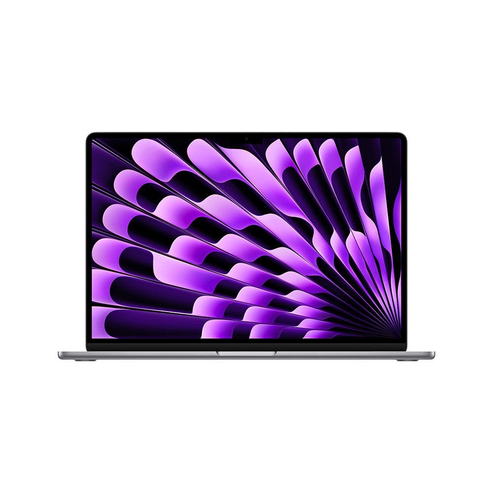Apple MacBook Air 15", M3 chip with 8-core CPU and 10-core GPU, 8GB, 512GB SSD - Space Grey ,English