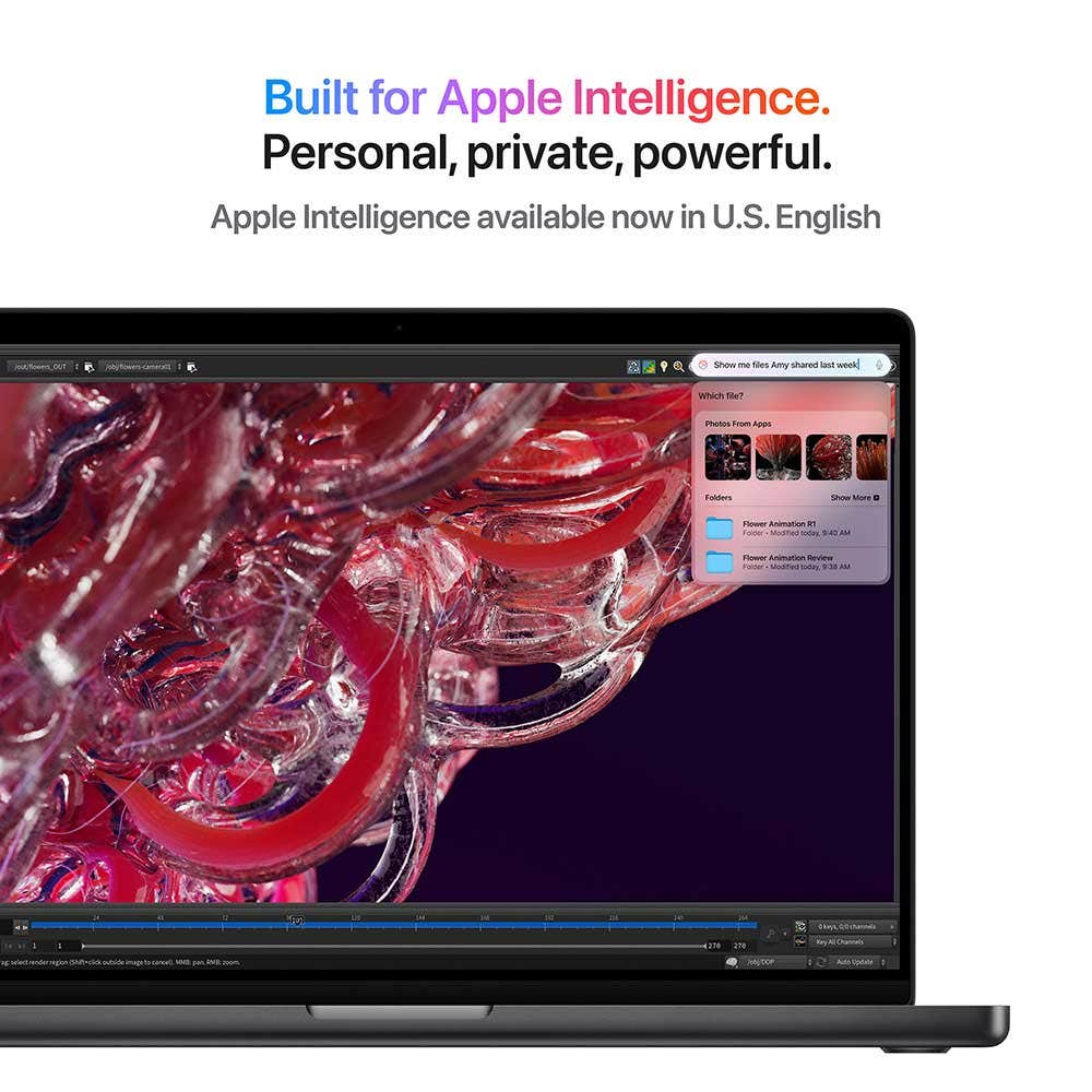 Apple Macbook Pro 14-inch (2024) - M4 Chip With 10-Core CPU,10-core GPU, 16GB RAM 1TB SSD, English - Space Black [MW2V3ZS/A] - Image 5