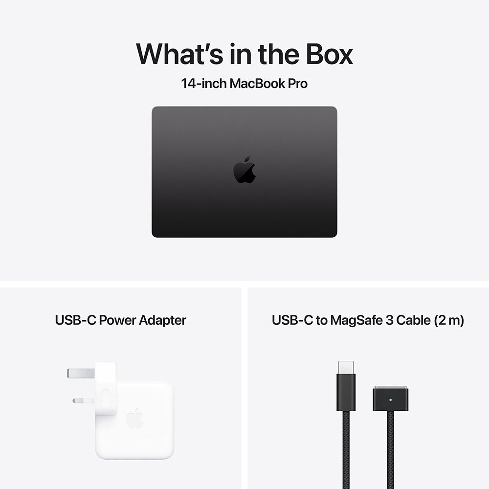 Apple Macbook Pro 14-inch (2024) - M4 Chip With 10-Core CPU,10-core GPU, 16GB RAM 1TB SSD, English - Space Black [MW2V3ZS/A] - Image 8