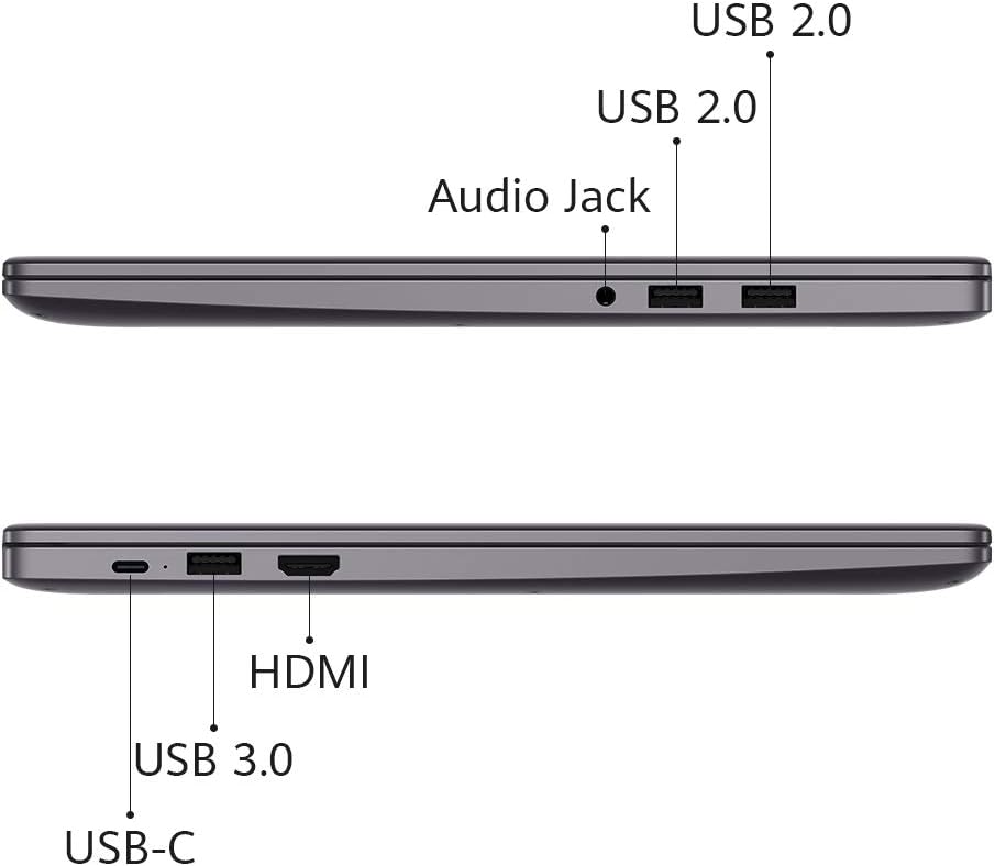 Huawei MateBook 15, Core i5-1135G7, 8GB RAM, 512GB SSD, 15.6" Laptop, Gray - Image 3