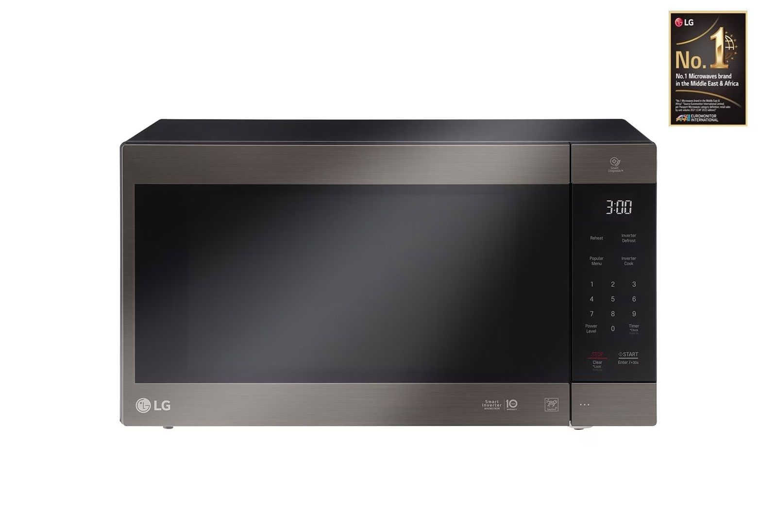 LG Microwave Oven 56 Liters - Black (MS5696HIT)