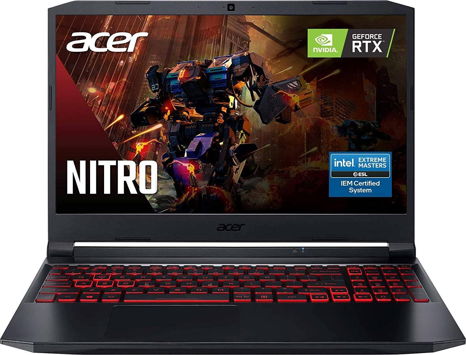 ACER AN515-57-76D-NH. QELEM. 009, Intel Core i7 - 11800H, 16 GB RAM, 512 GB SSD, NVIDIA GeForce RTX 3050 4 GB Graphics, 15.6" FHD Gaming, Black