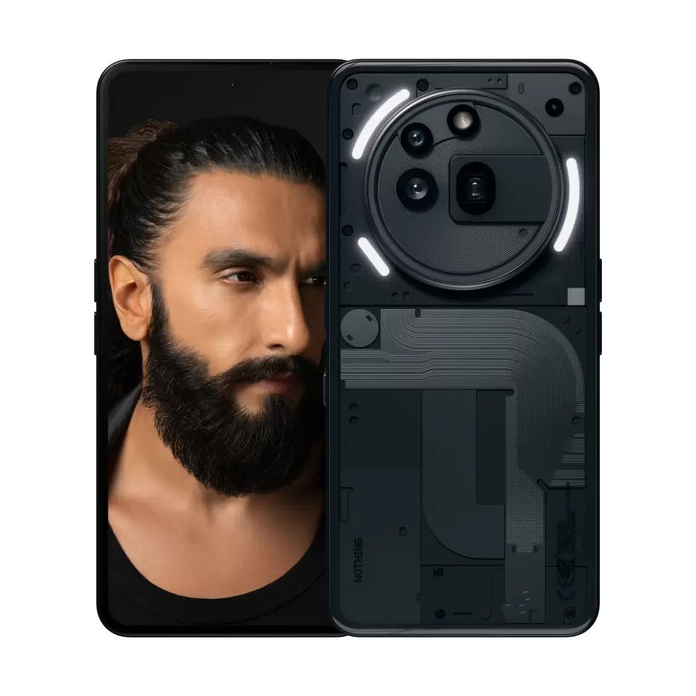 Nothing Phone 3A Pro 5G Smartphone, Black, 256 GB