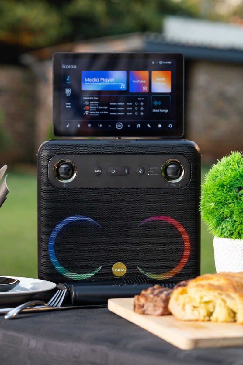 Ikarao Break X2 Smart Party Speaker 600W with Built-In 10.1" Screen and Wireless Microphone [BREAK X2] - Image 5