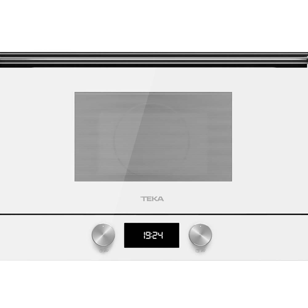 Teka ML 8220 BIS L WH Built-in Microwave Oven 22 Liters - White Glass (TEKA-112030000)